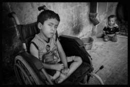 Young boys, IDP camp. Idlib, Syria.